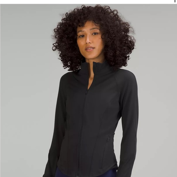 NWT Lululemon Instill Jacket Size 8 Women’s Black Zip-up Sweater Shirt Top - Picture 1 of 8